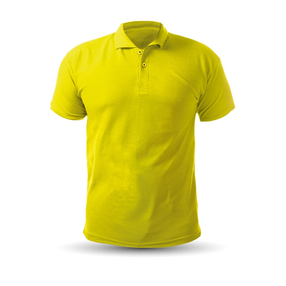 AÇELYA SARI XXL POLO YAKA TİŞÖRT