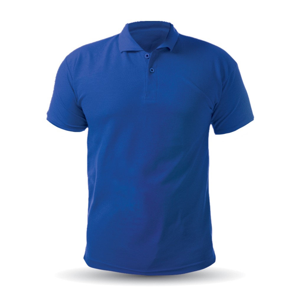 promosyon AÇELYA SAKS MAVİ XXL POLO YAKA TİŞÖRT