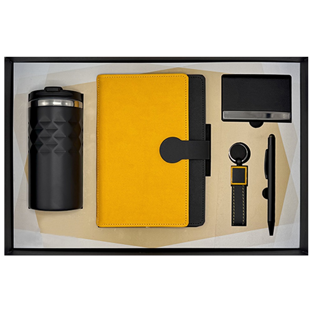 9167 POYRAZ SİYAH HEDİYELİK SET