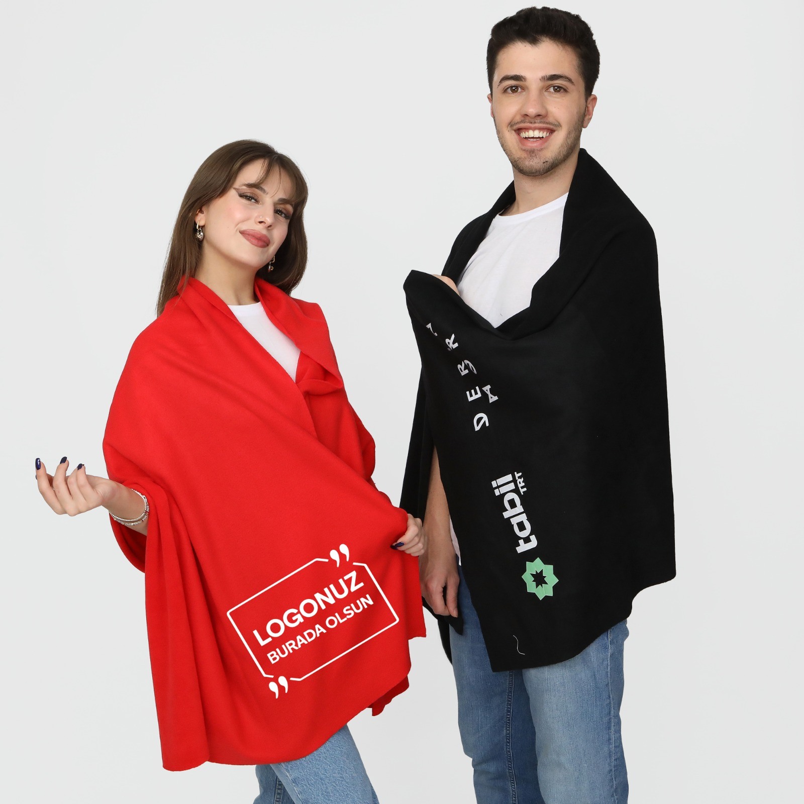 NMBR7 POLAR ŞAL SİYAH
