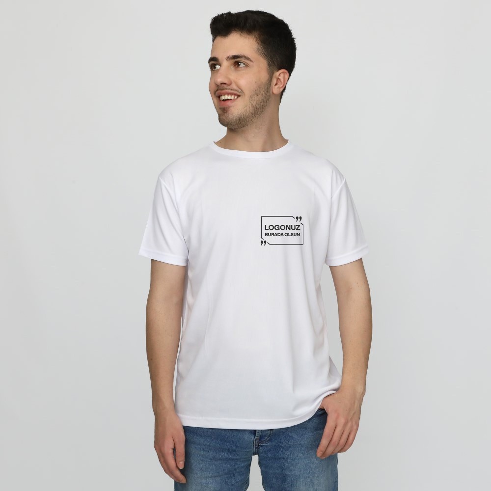 SIFIR YAKA BEYAZ TİŞÖRT